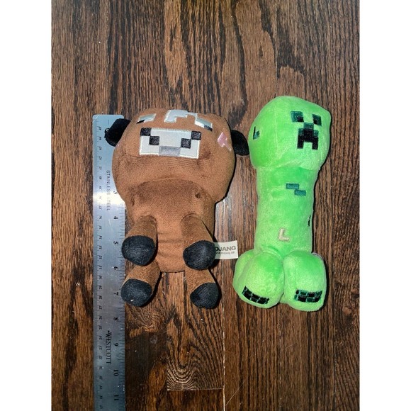 Minecraft Plush Mojang Lot of 2: cow & Creeper - Picture 4 of 4